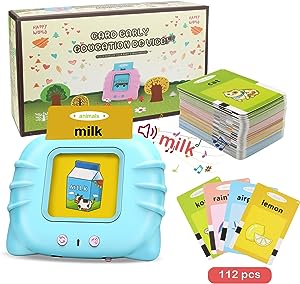 Educational Toy for Kids Listen and Learn Literacy Audible Flash Cards
